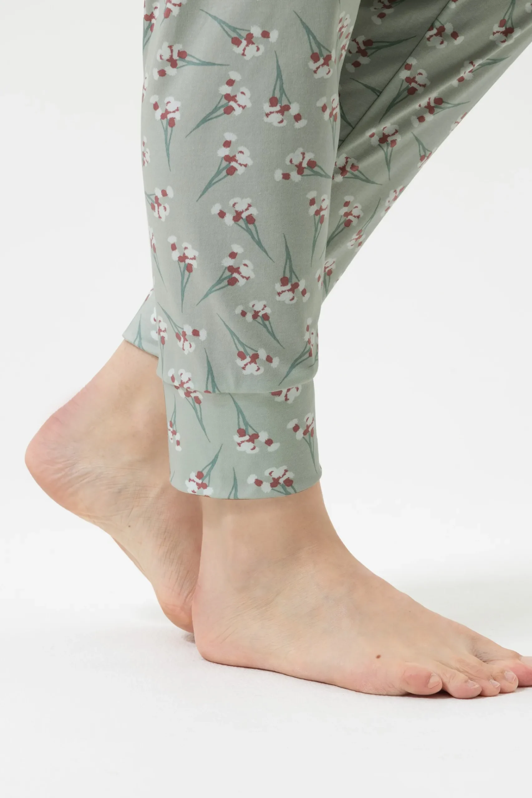 Damen Mey Anzug 7/8 lang, langarm Serie Blooming Buds