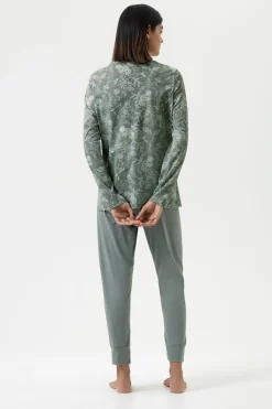 Damen Mey Anzug 7/8 lang, langarm Serie Painted Paisley