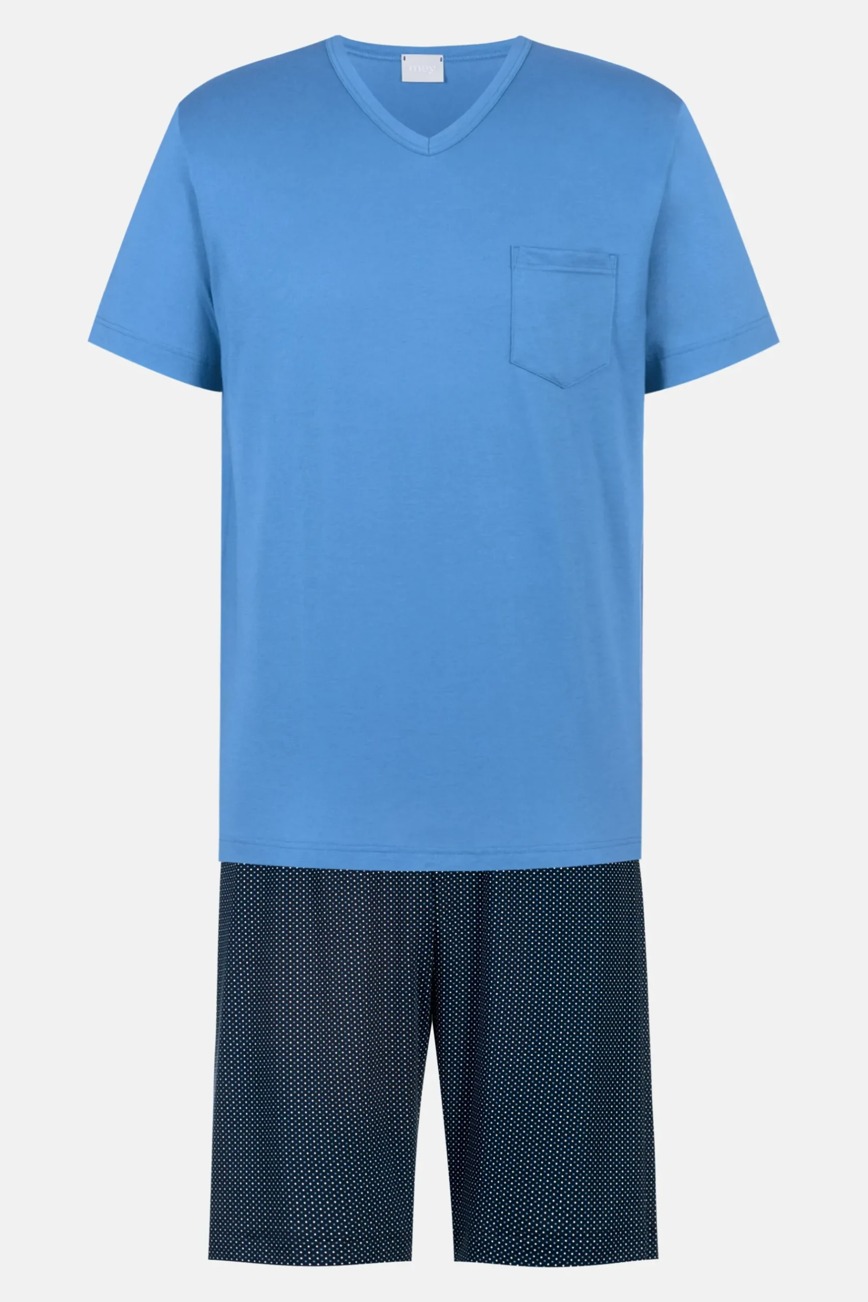 Herren Mey Anzug kurz Serie Micro Blue