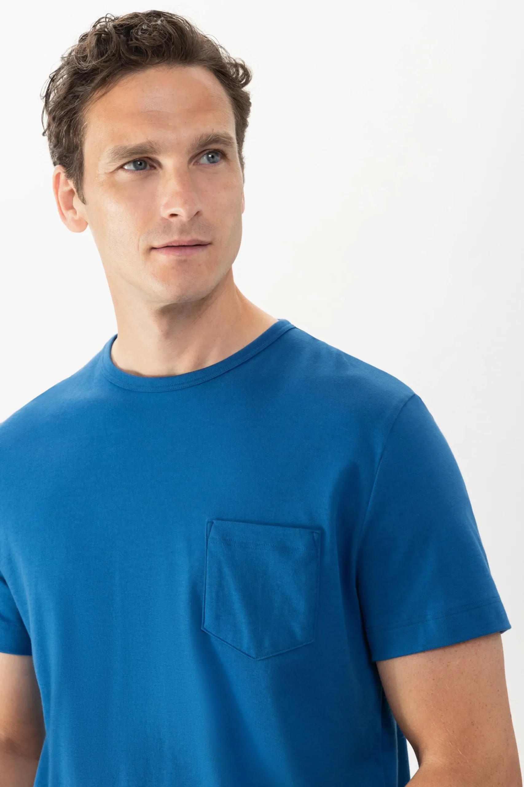 Herren Mey Anzug kurz Serie Blue Flower