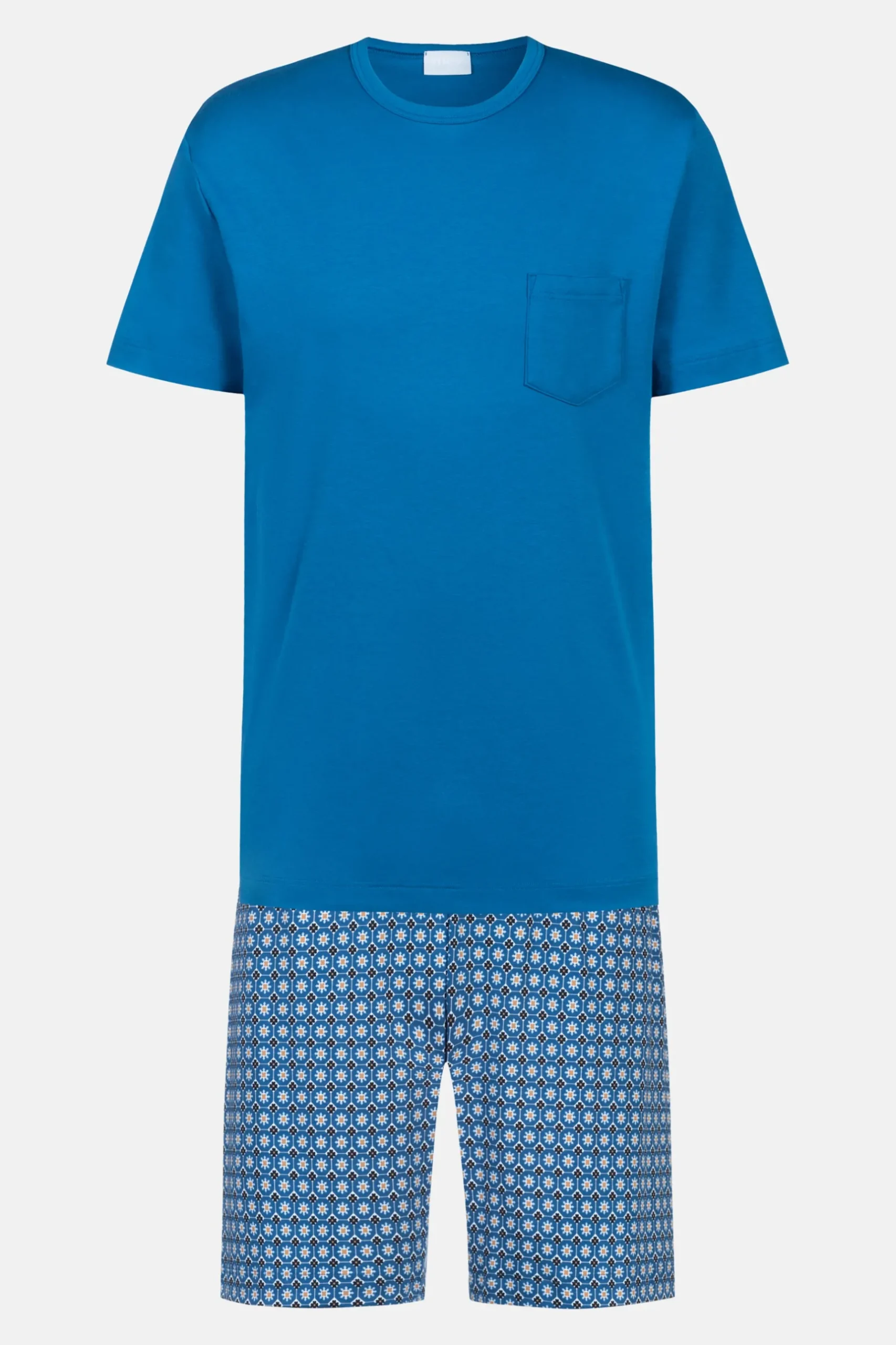 Herren Mey Anzug kurz Serie Blue Flower