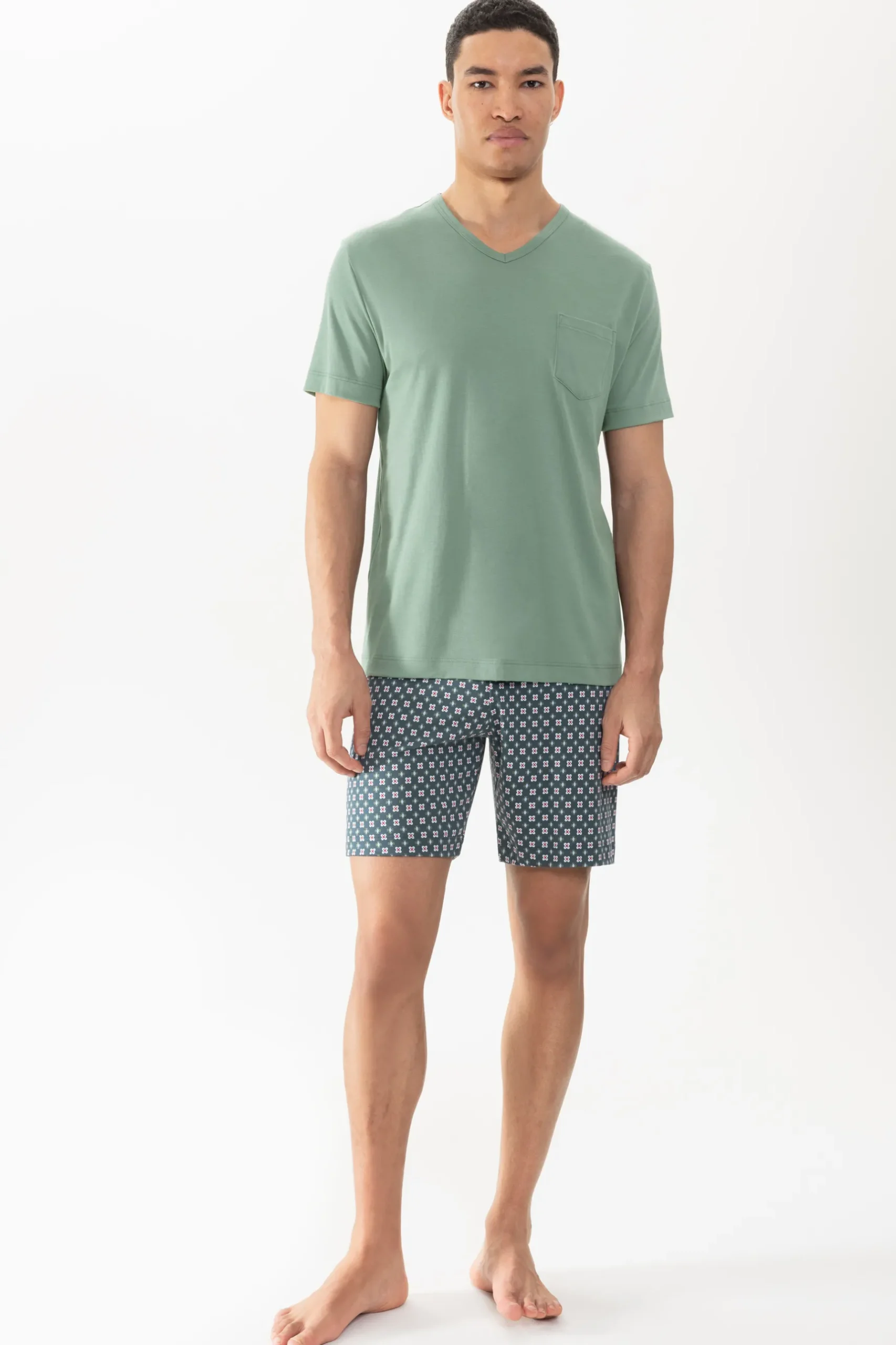 Herren Mey Anzug kurz Serie Gentlemen Geo