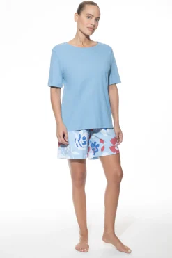 Damen Mey Anzug kurz Serie Springrose