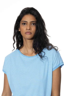 Damen Mey Anzug kurz Serie Small Stripes