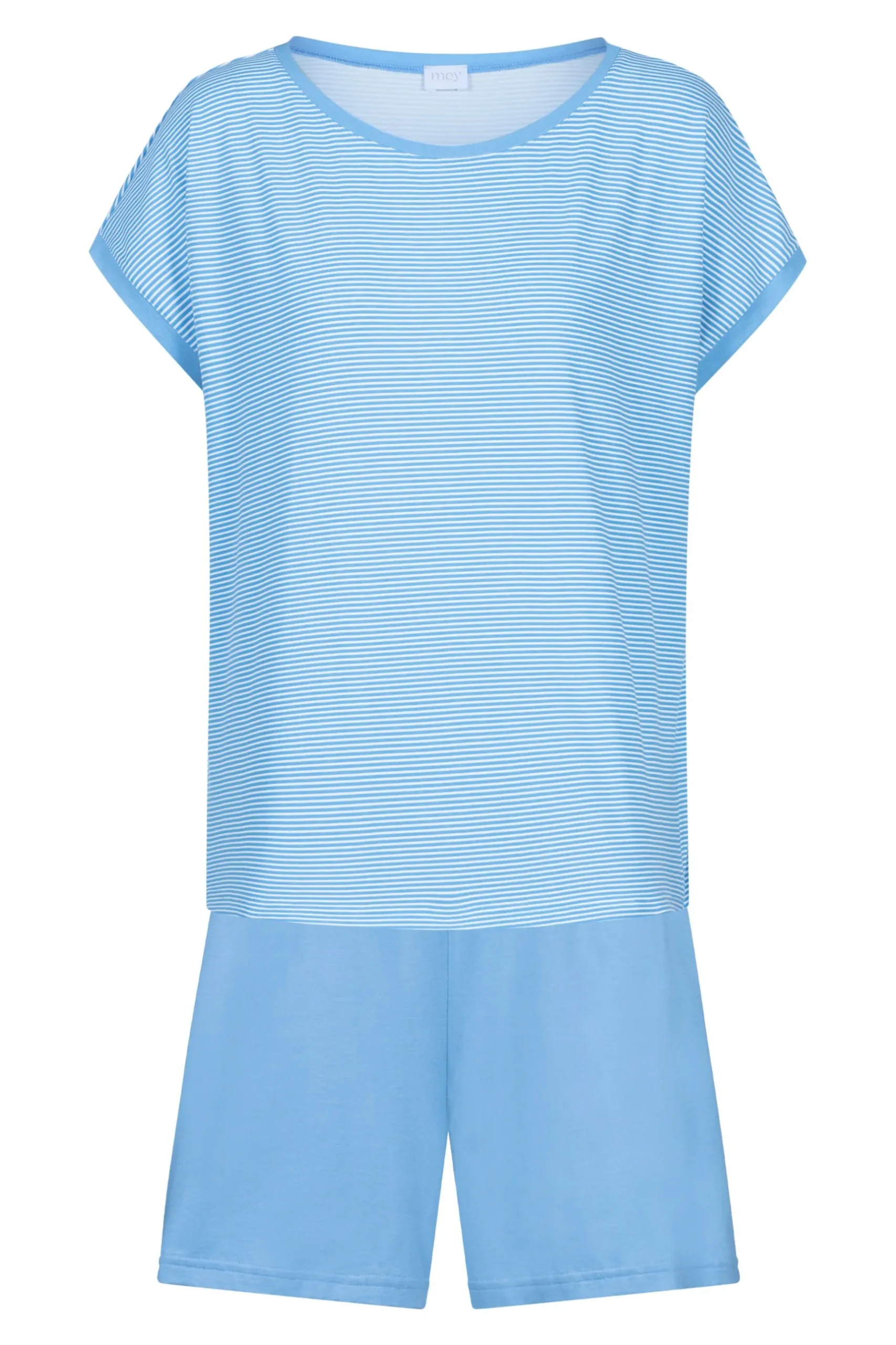 Damen Mey Anzug kurz Serie Small Stripes
