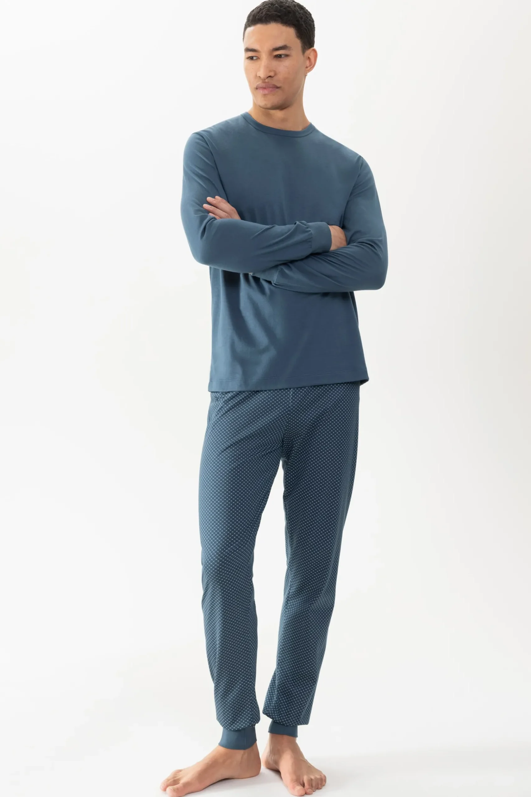 Herren Mey Anzug lang Serie Easy Geo