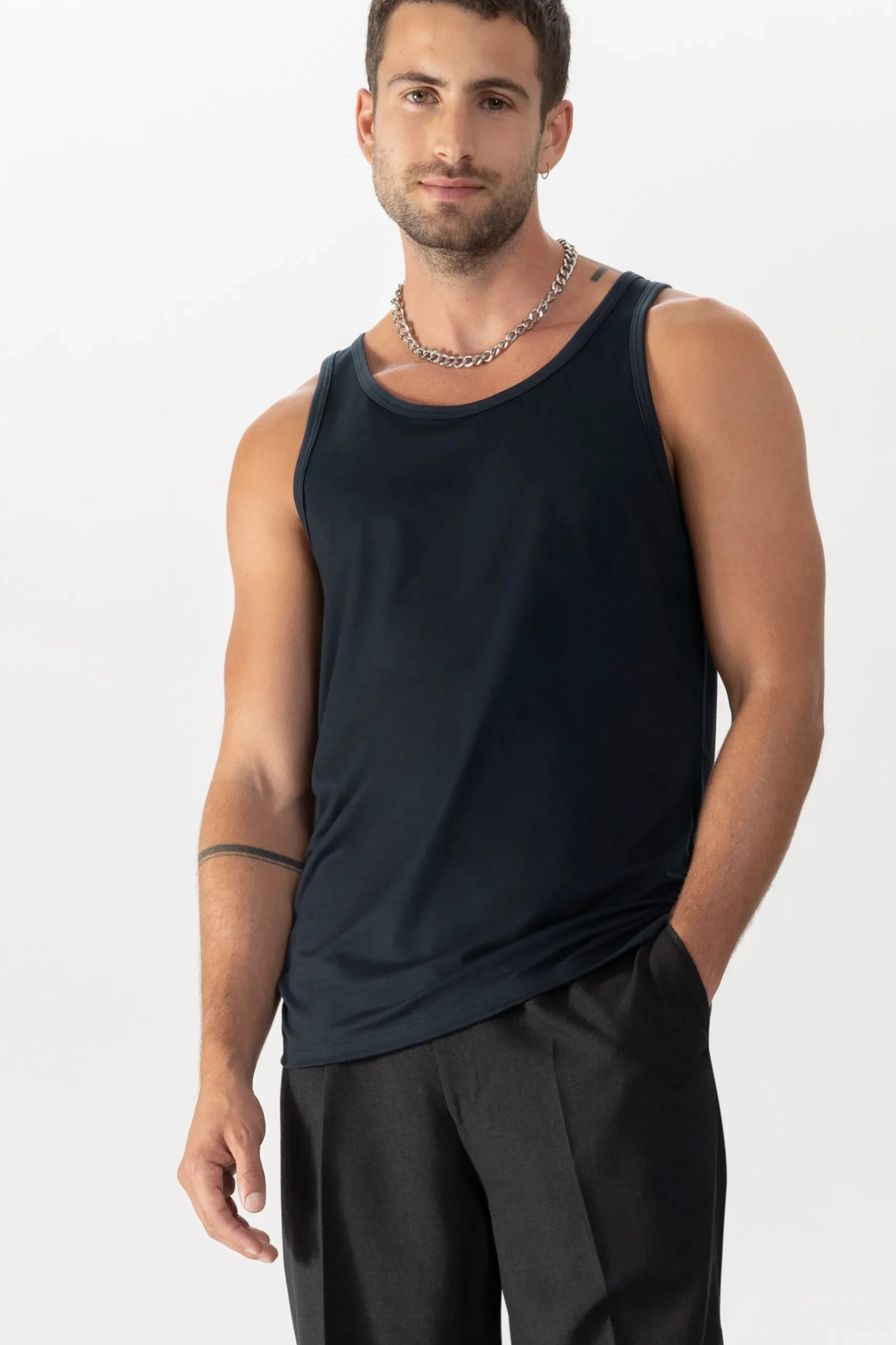 Herren Mey Athletic-Shirt Serie Network
