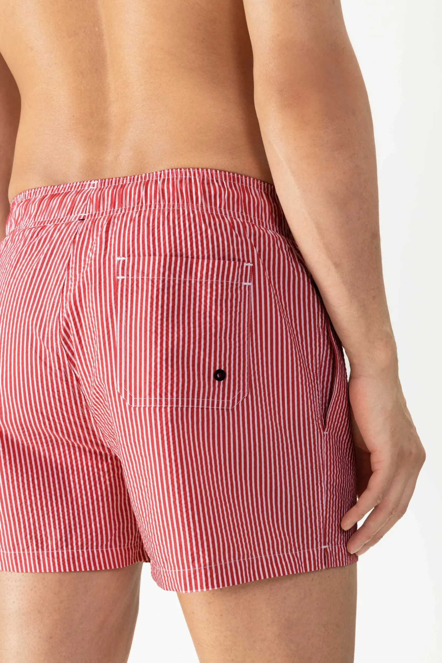 Herren Mey Badeshorts Serie Seersucker Breeze Stripes