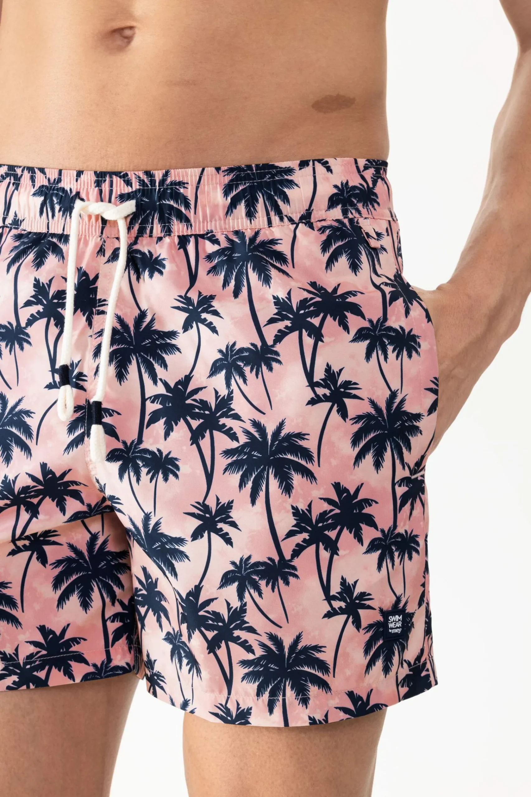 Herren Mey Badeshorts Serie Palm Haven