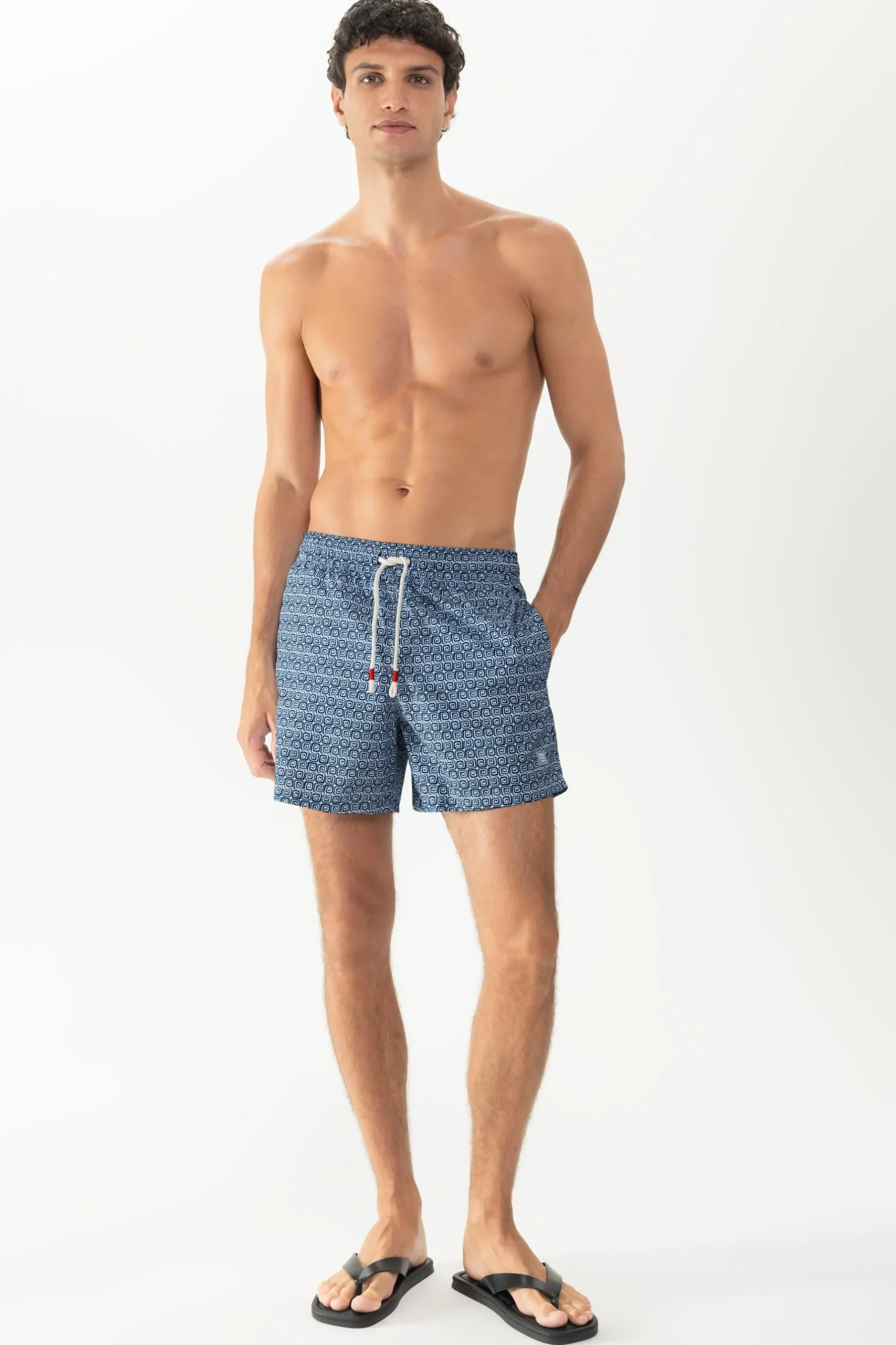 Herren Mey Badeshorts Serie Azure Oasis
