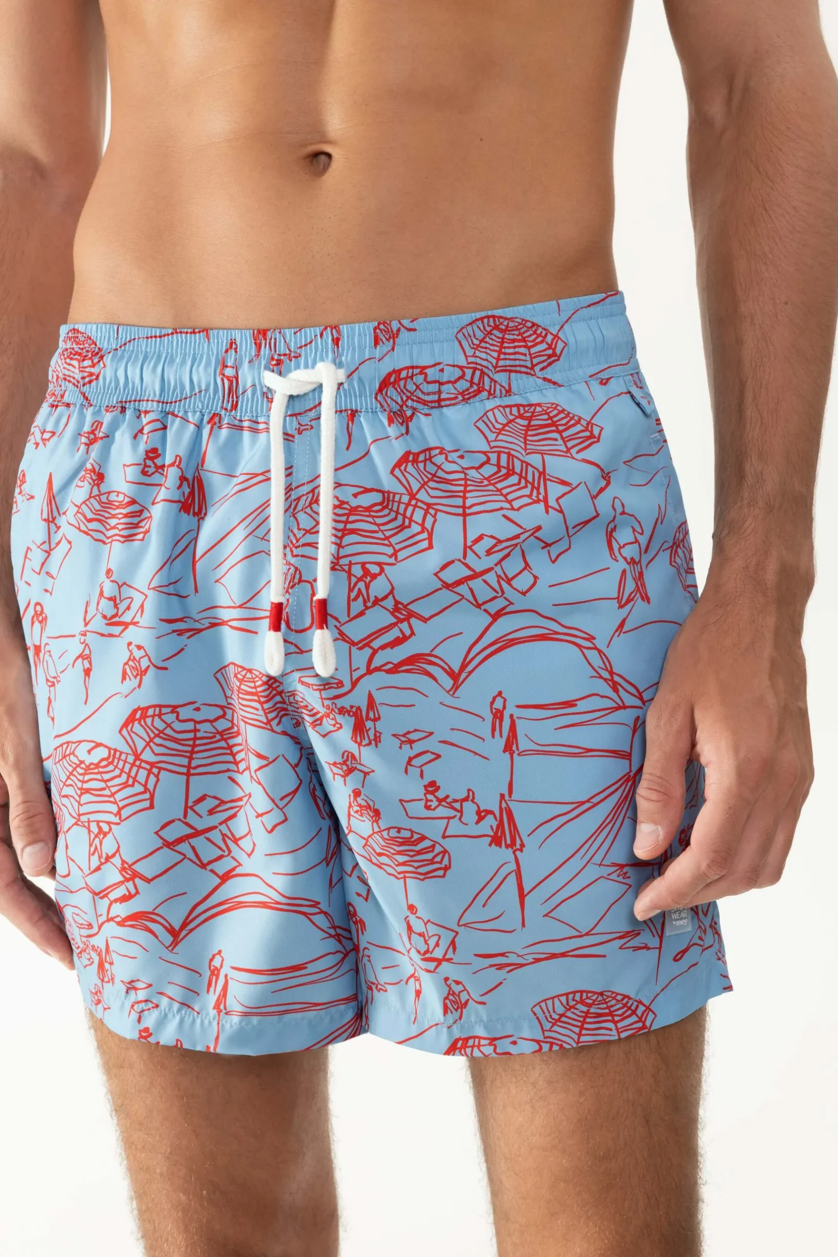 Herren Mey Badeshorts Serie Coast Charms
