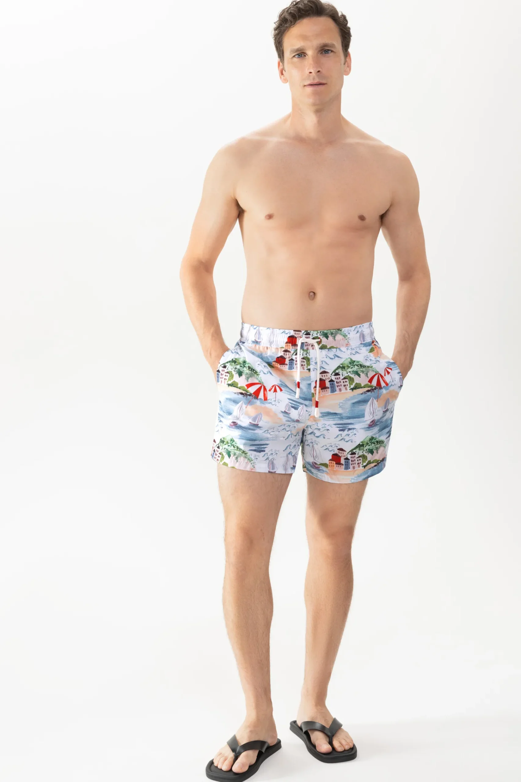 Herren Mey Badeshorts Serie Rivera Rhapsody