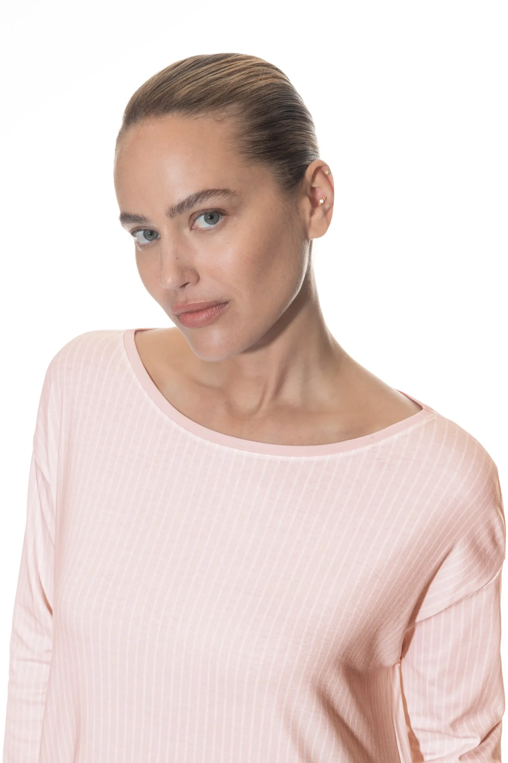 Damen Mey Bigshirt 3/4 Arm Serie Adorable Lines