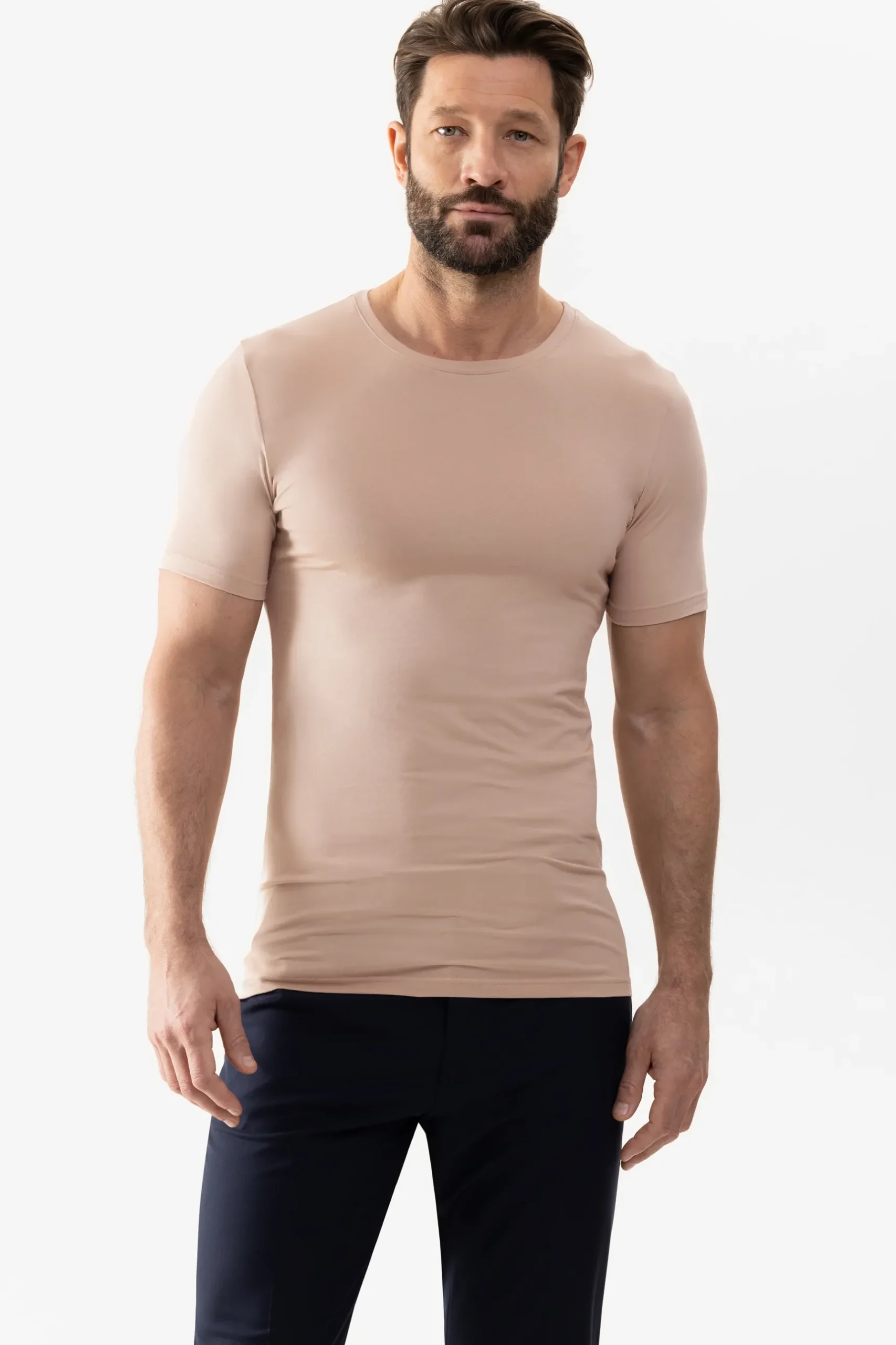 Herren Mey Crew Neck Shirt Business Class