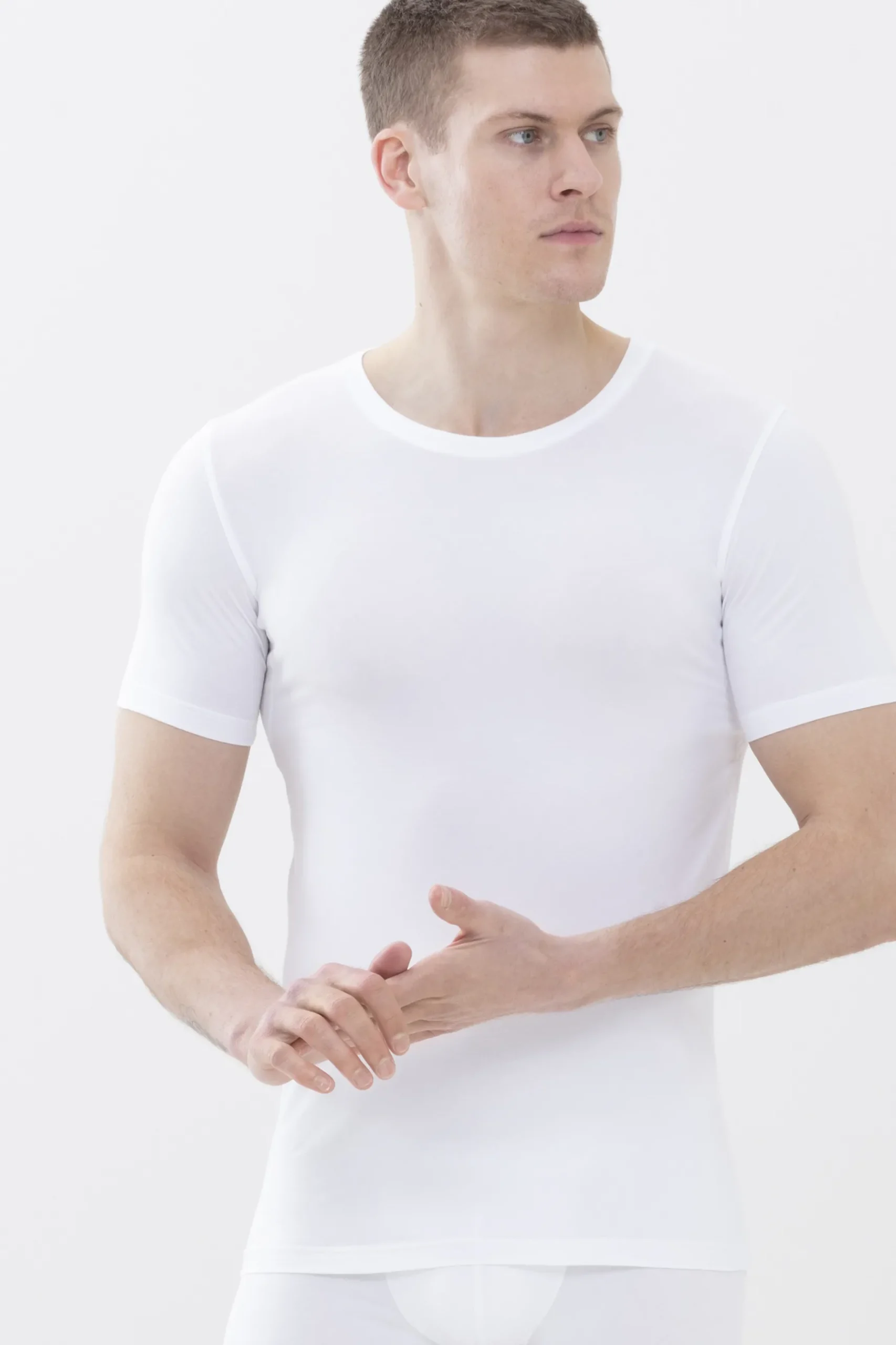 Herren Mey Crew Neck Shirt Business Class