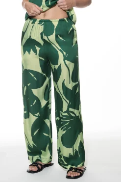 Damen Mey Hose Serie Tropical Leaves