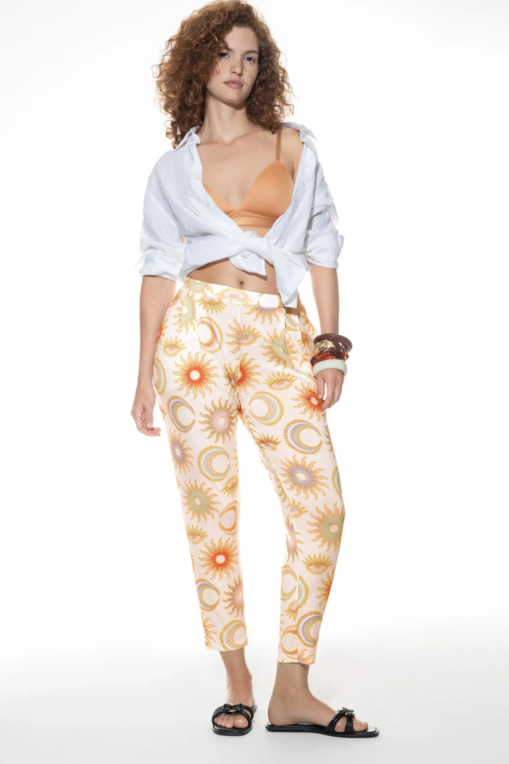 Damen Mey Hose knöchellang Serie Secret Eye