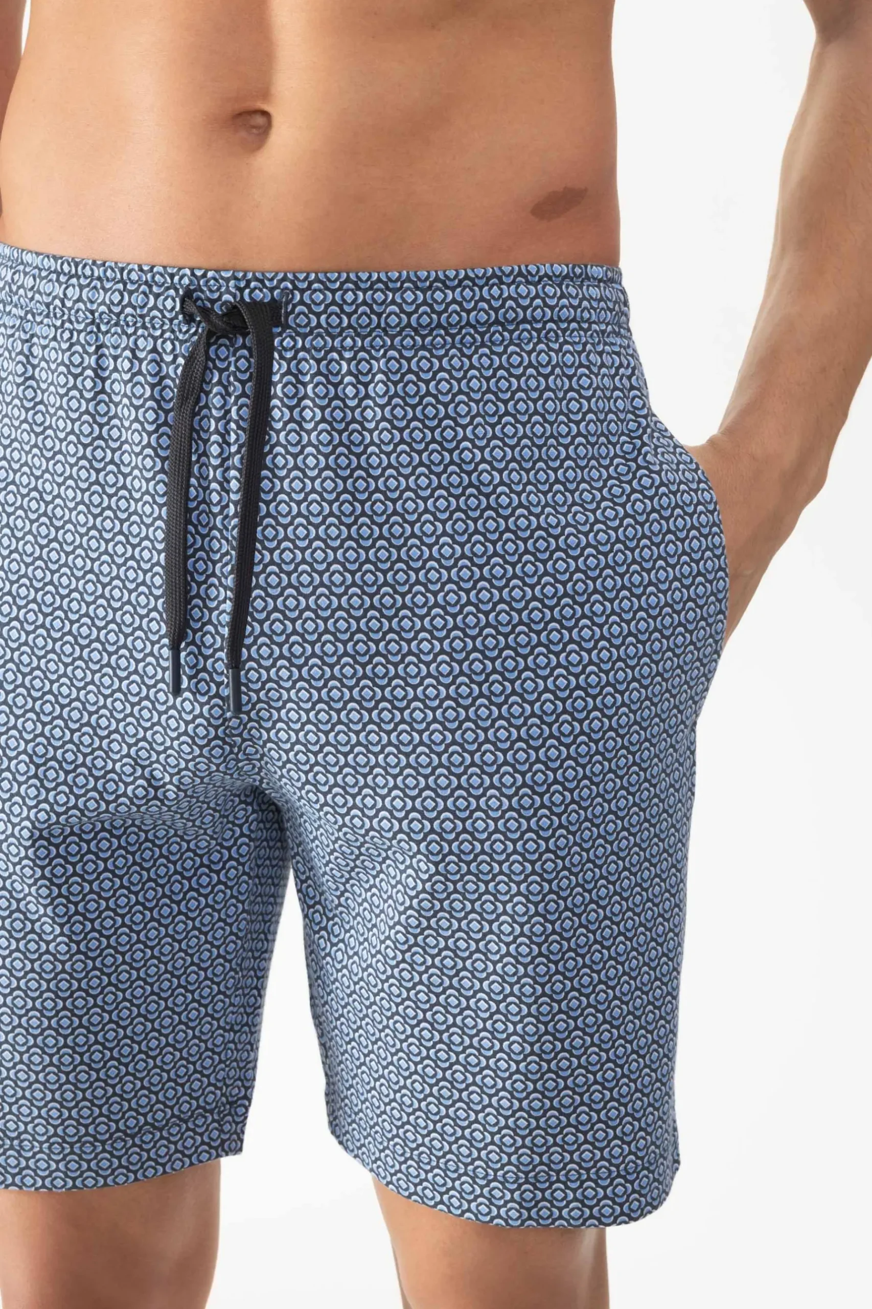 Herren Mey Hose kurz Serie Round Geo