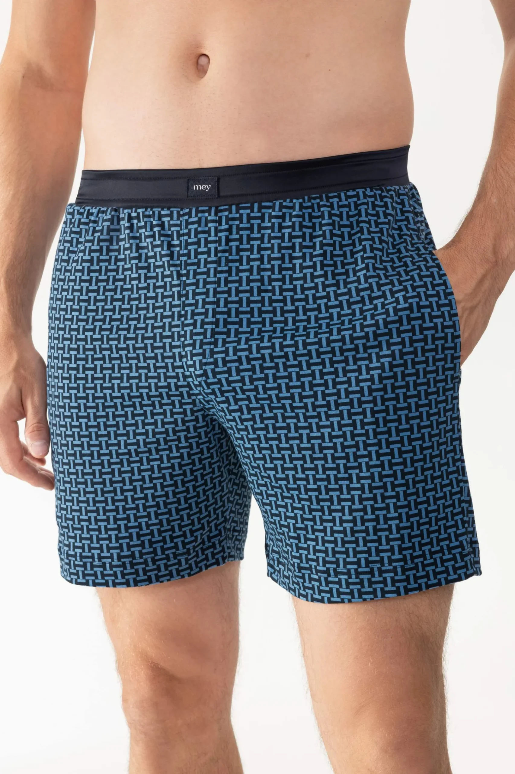 Herren Mey Hose kurz Serie Terrazzo