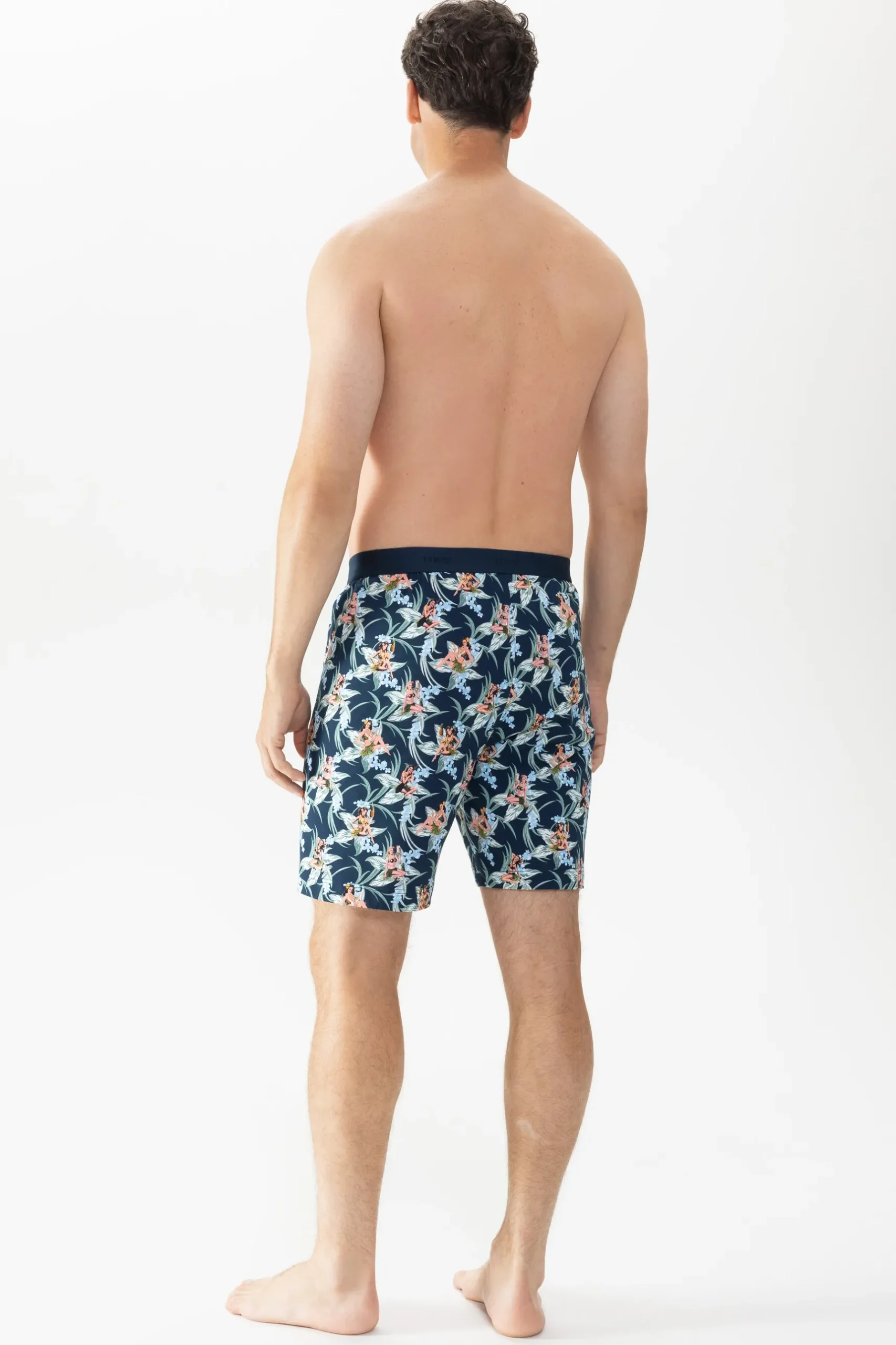 Herren Mey Hose kurz Serie Tropical Bliss