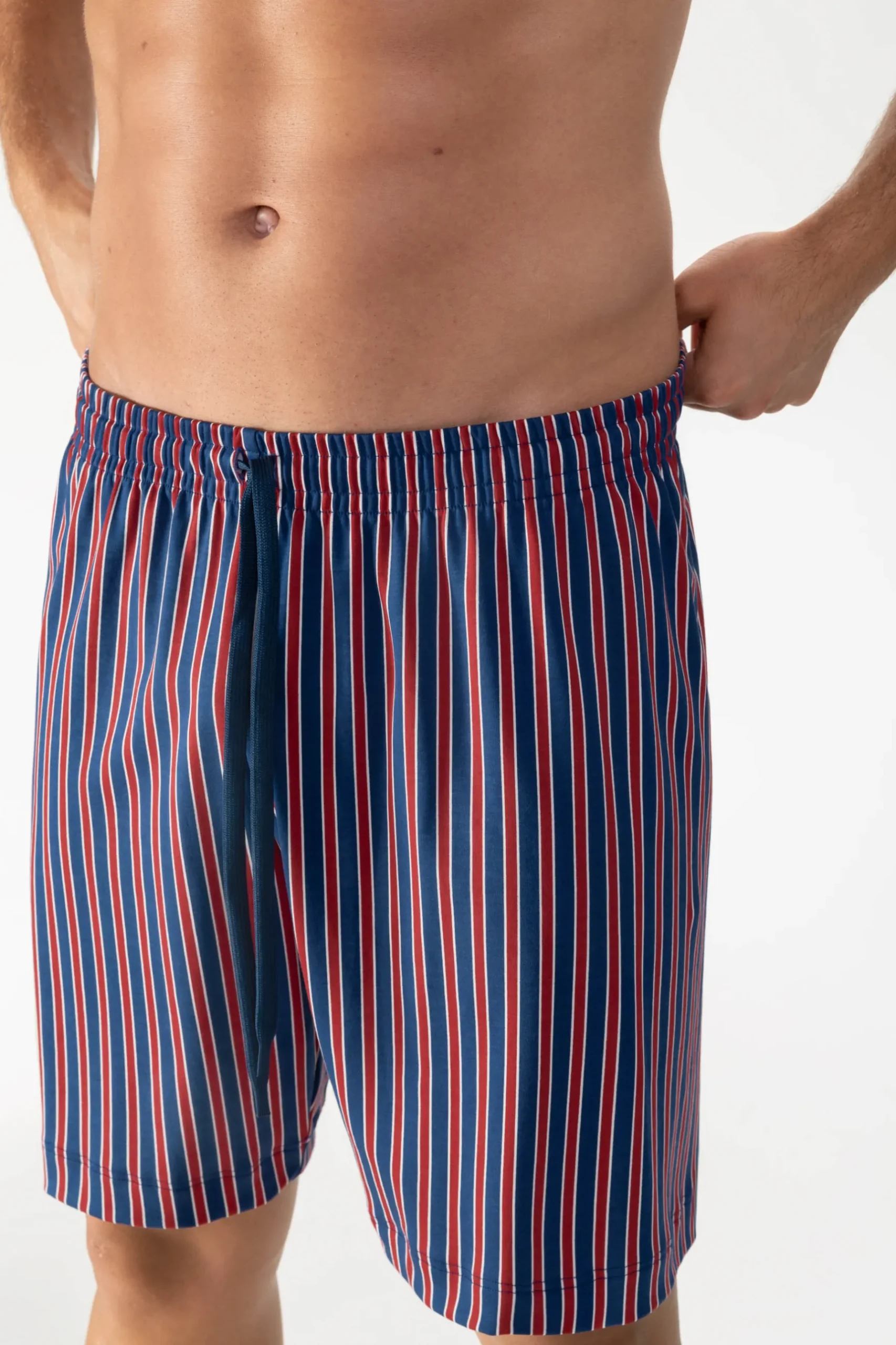 Herren Mey Hose kurz Serie Graphic Stripes