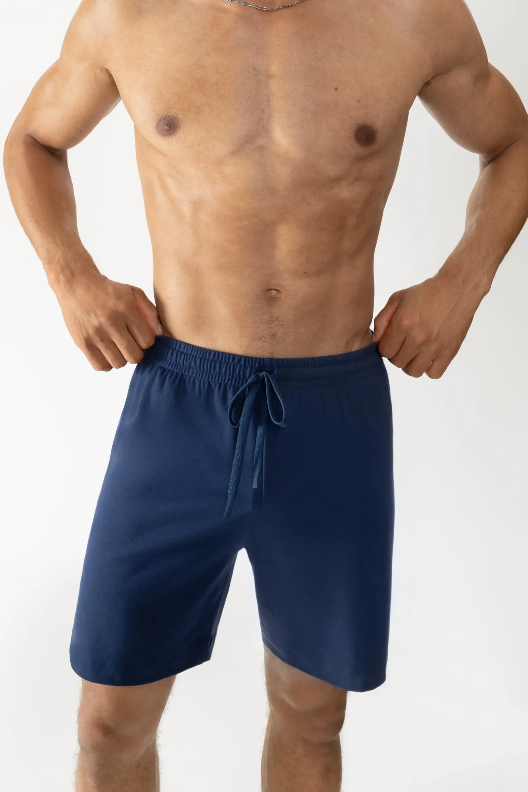 Herren Mey Hose kurz Serie Solid Night