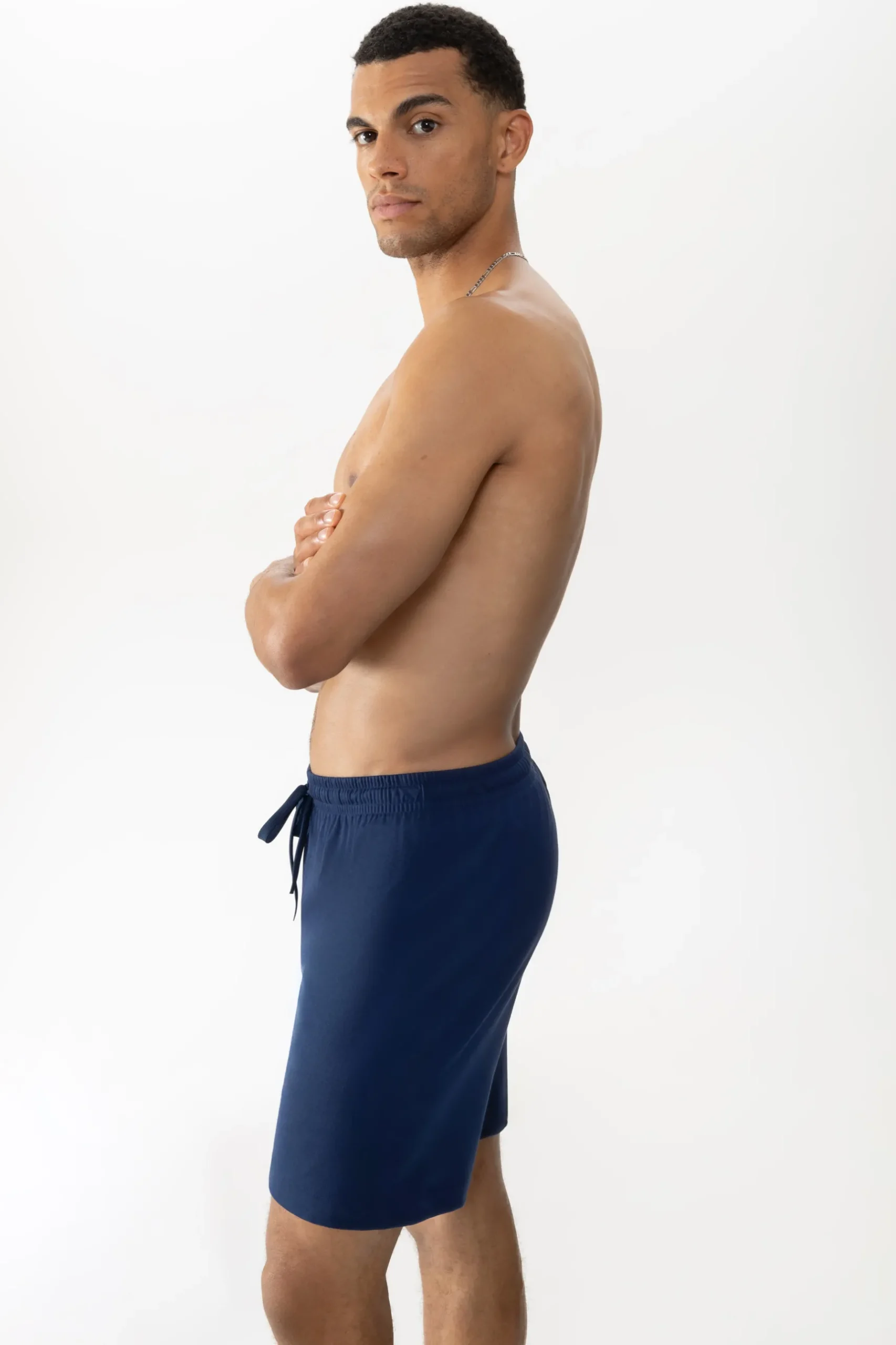 Herren Mey Hose kurz Serie Solid Night