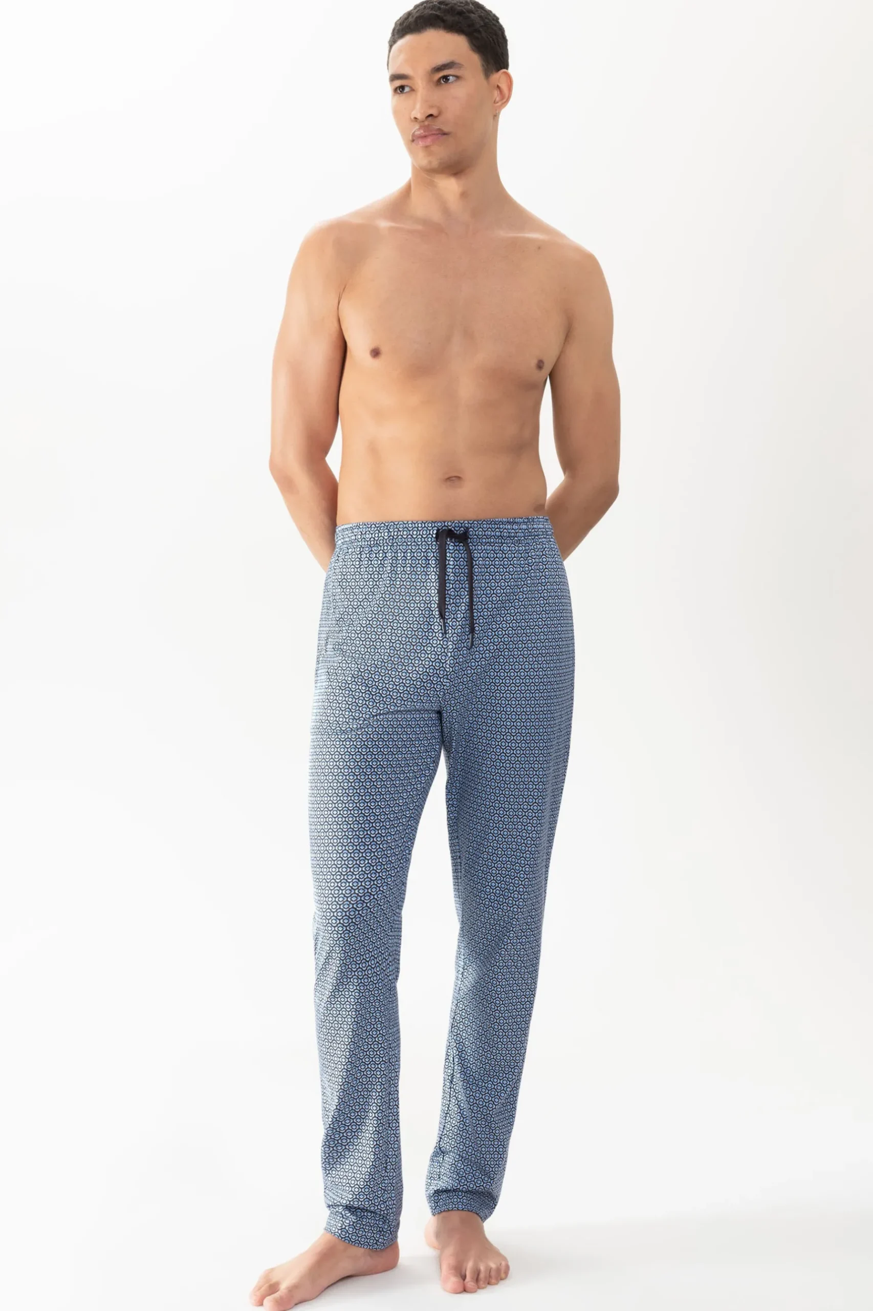 Herren Mey Hose lang Serie Round Geo