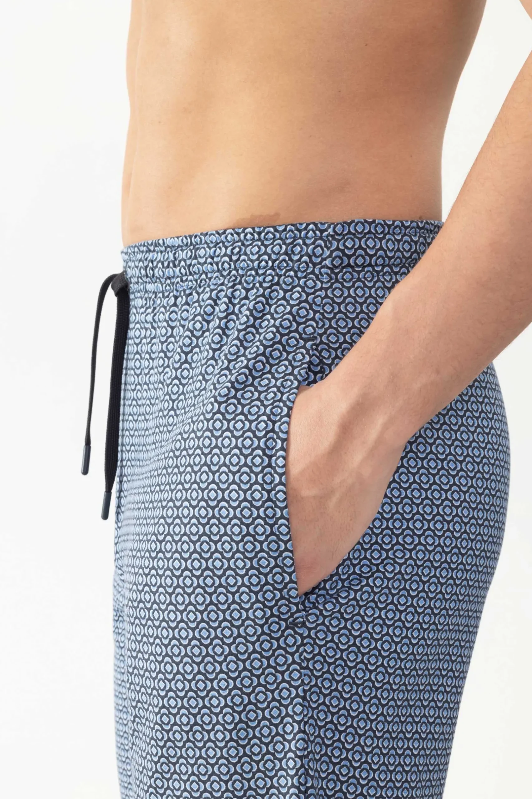 Herren Mey Hose lang Serie Round Geo