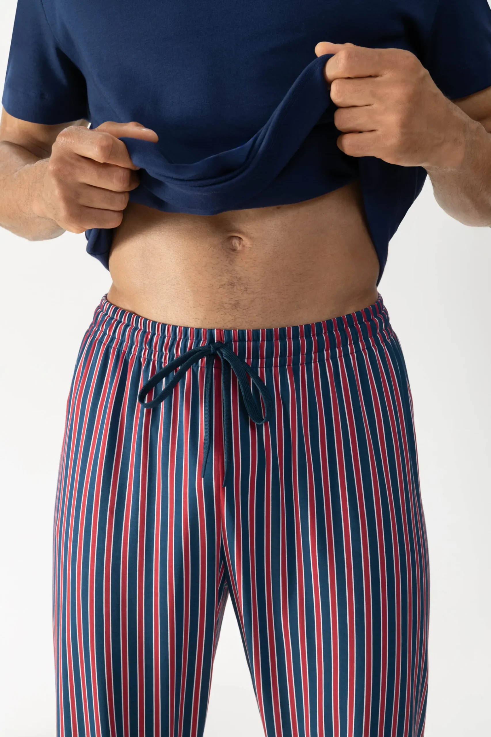Herren Mey Hose lang Serie Graphic Stripes
