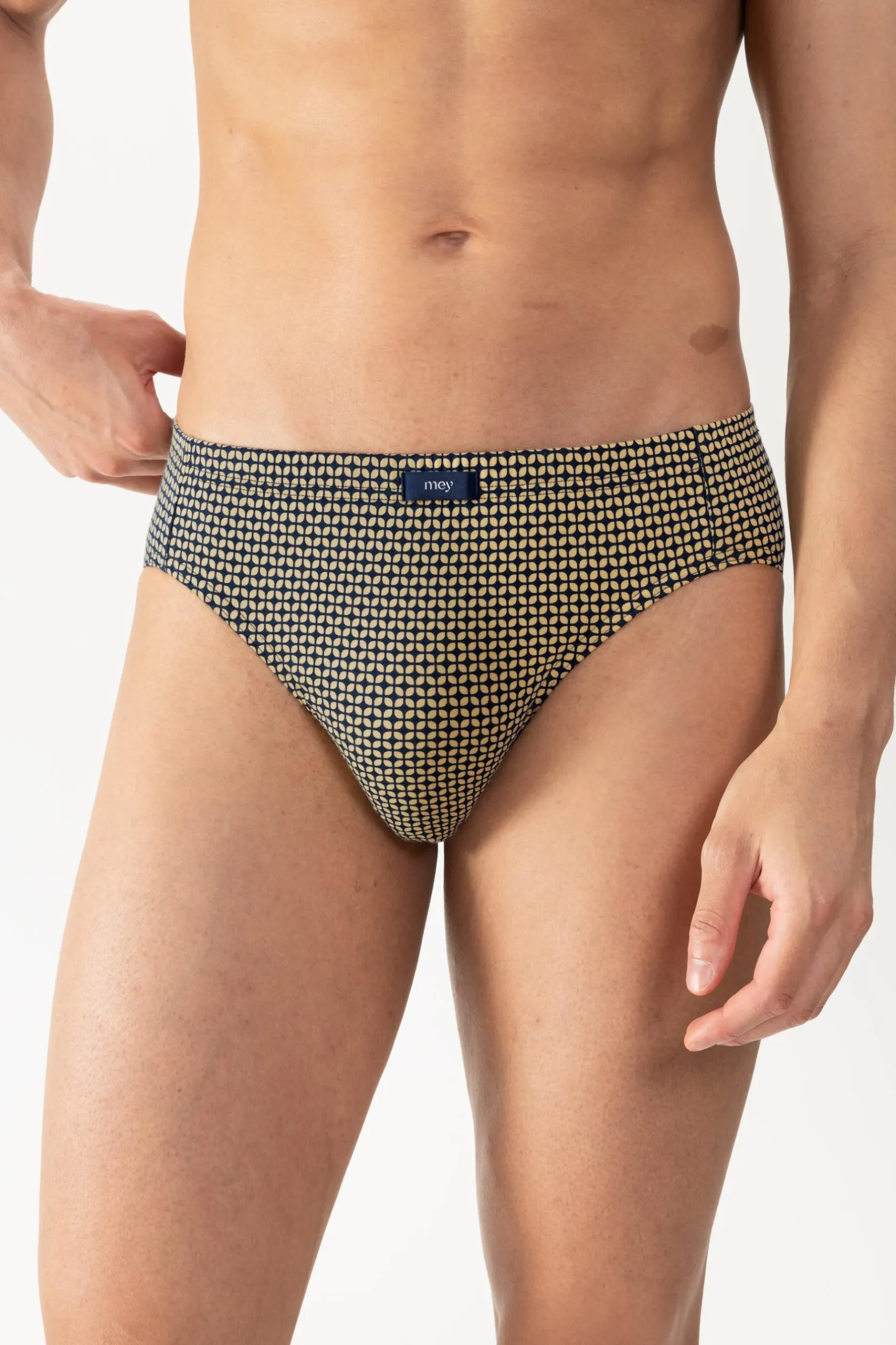 Herren Mey Jazz-Pants Serie Blue Geo