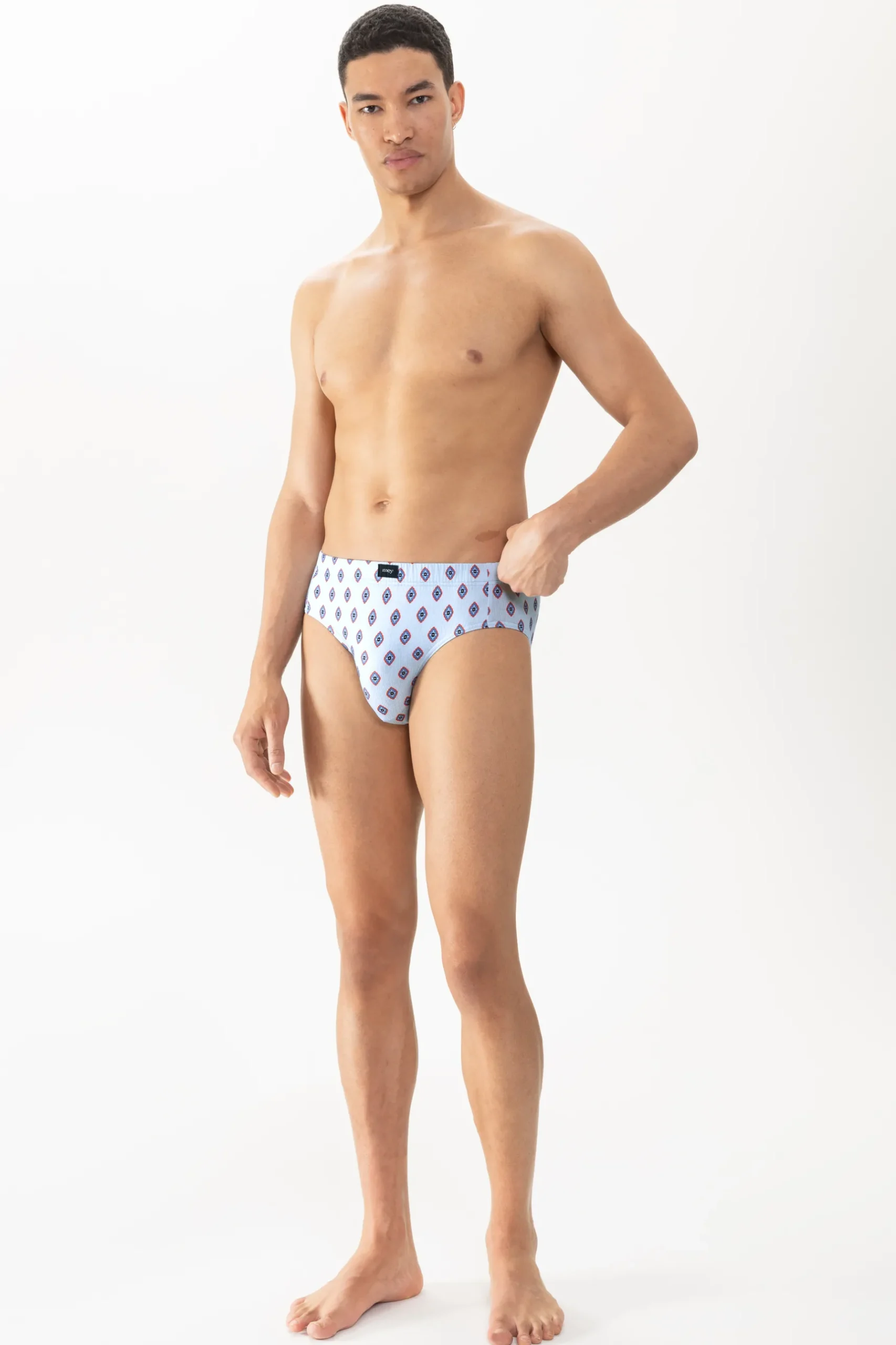 Herren Mey Jazz-Pants Serie Stripes With Tie Pattern