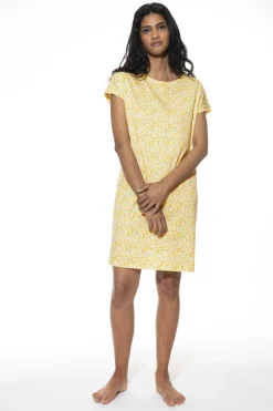 Damen Mey Kurzarm-Nachthemd Serie Lemon Dots