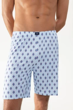 Herren Mey Kurze Loungehose Serie Stripes With Tie Pattern