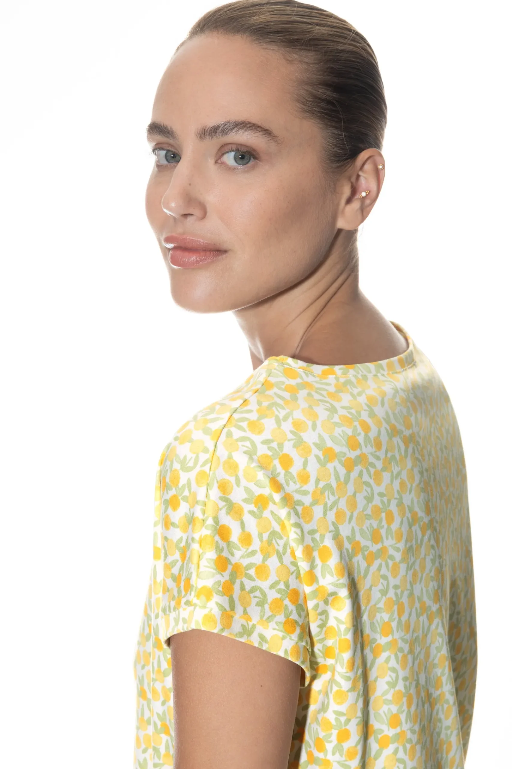 Damen Mey Kurzer Pyjama Serie Lemon Dots