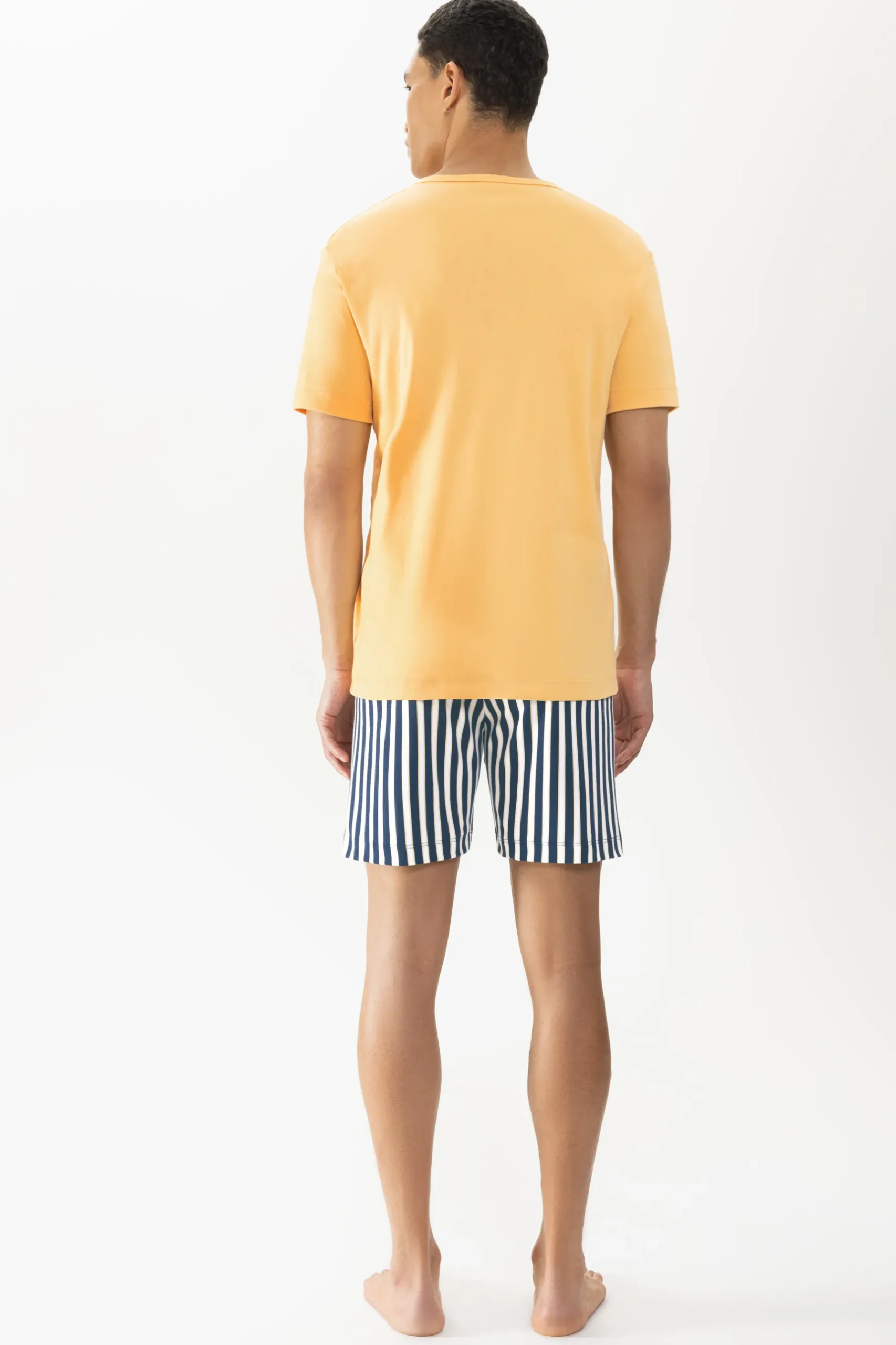 Herren Mey Kurzer Schlafanzug Serie Sun Stripes