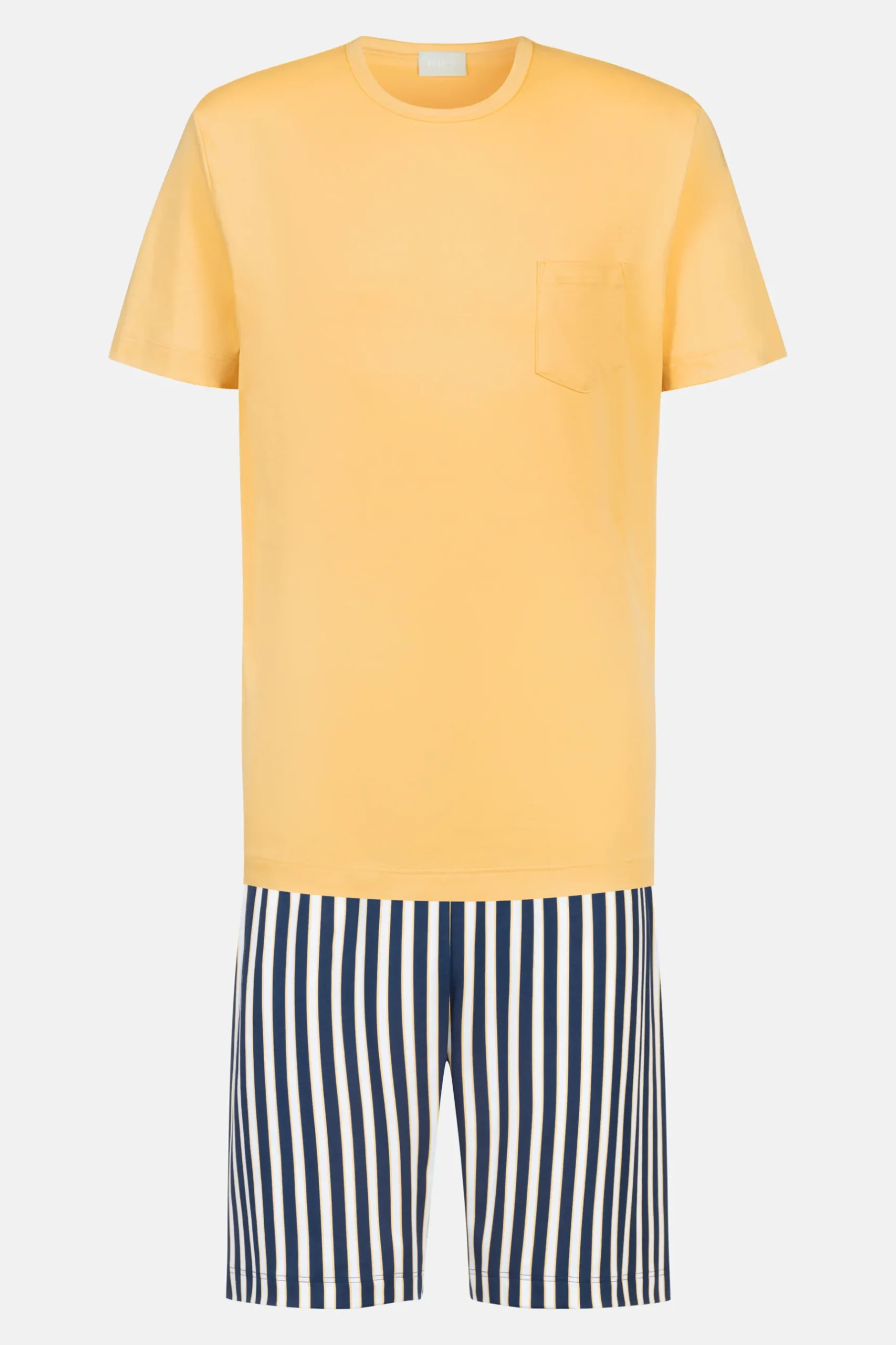 Herren Mey Kurzer Schlafanzug Serie Sun Stripes