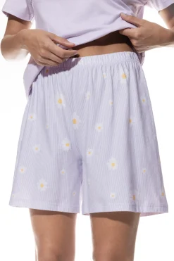 Damen Mey Kurzer Schlafanzug Serie Daisy Dreams