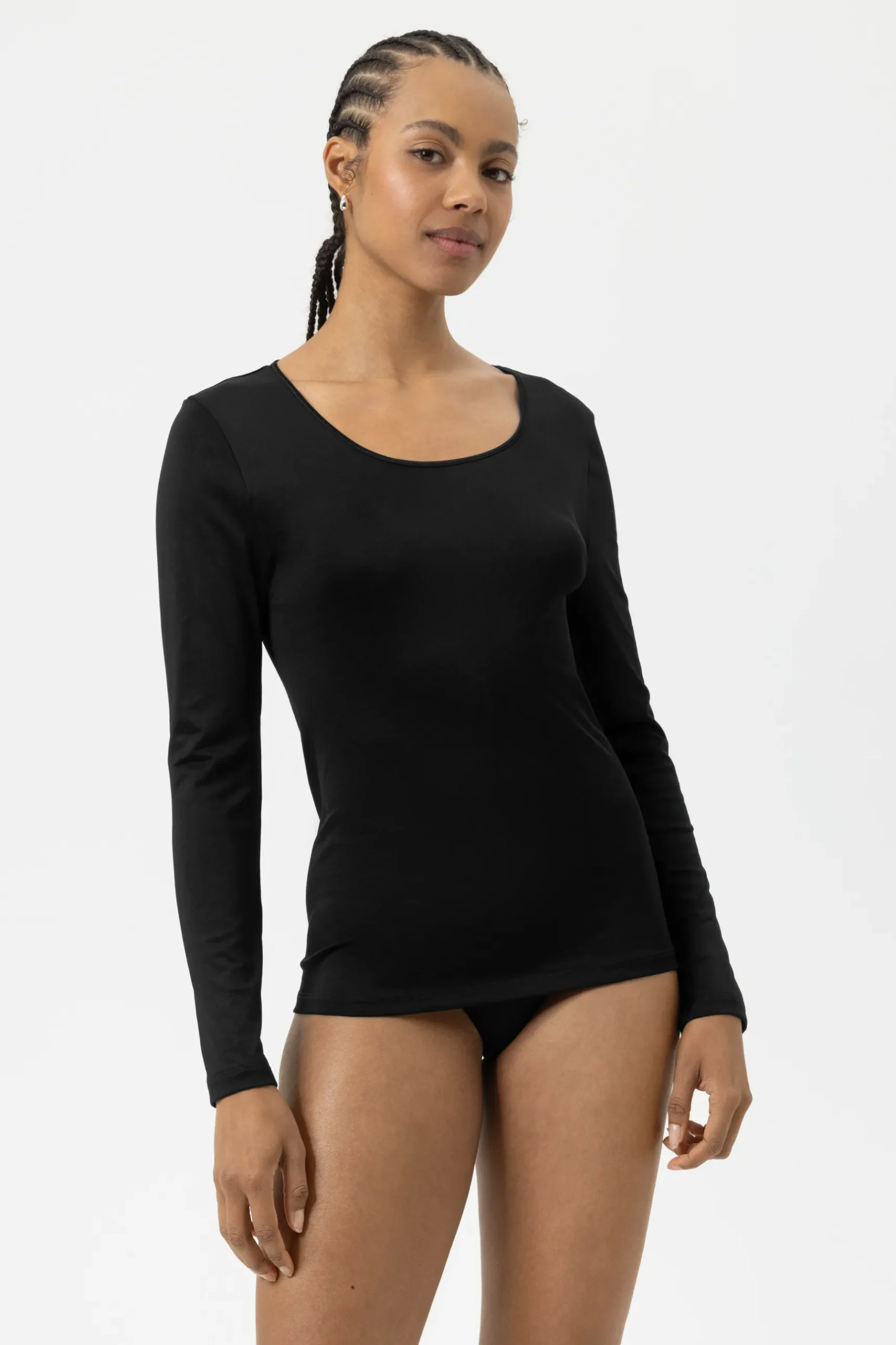 Damen Mey Langarm-Shirt Serie Emotion