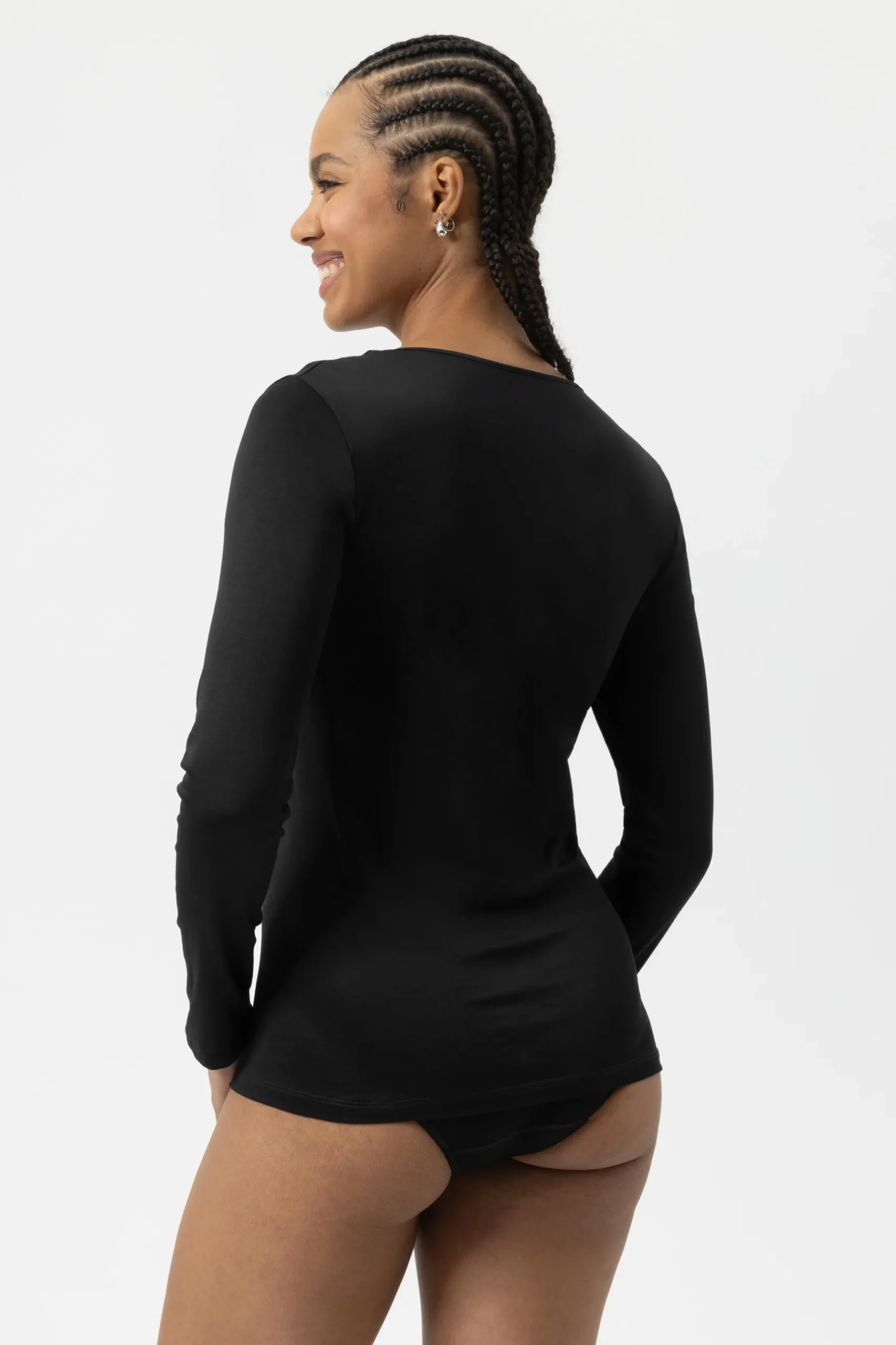 Damen Mey Langarm-Shirt Serie Emotion