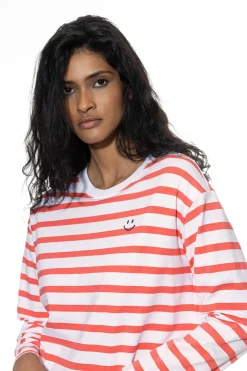 Damen Mey Langarm-Shirt Serie Summer Stripes