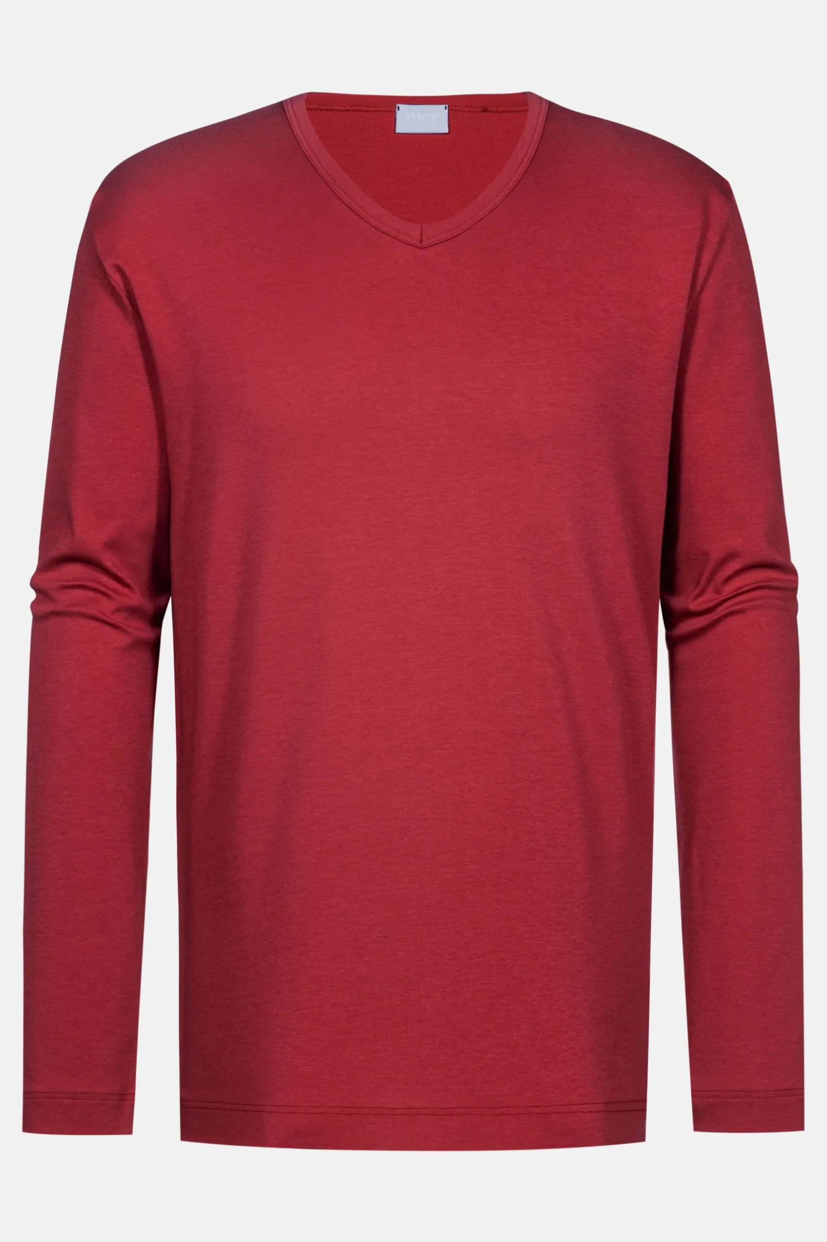 Herren Mey Langarm-T-Shirt Serie Solid Night