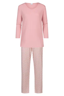 Damen Mey Langer Pyjama Serie Pure Decor