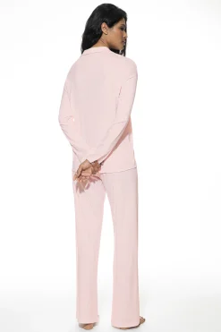 Damen Mey Langer Pyjama Serie Adorable Lines