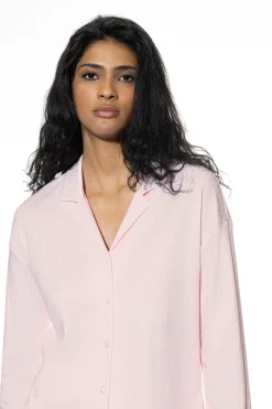 Damen Mey Langer Pyjama Serie Adorable Lines