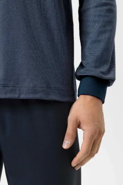 Herren Mey Langer Schlafanzug Serie Bennison