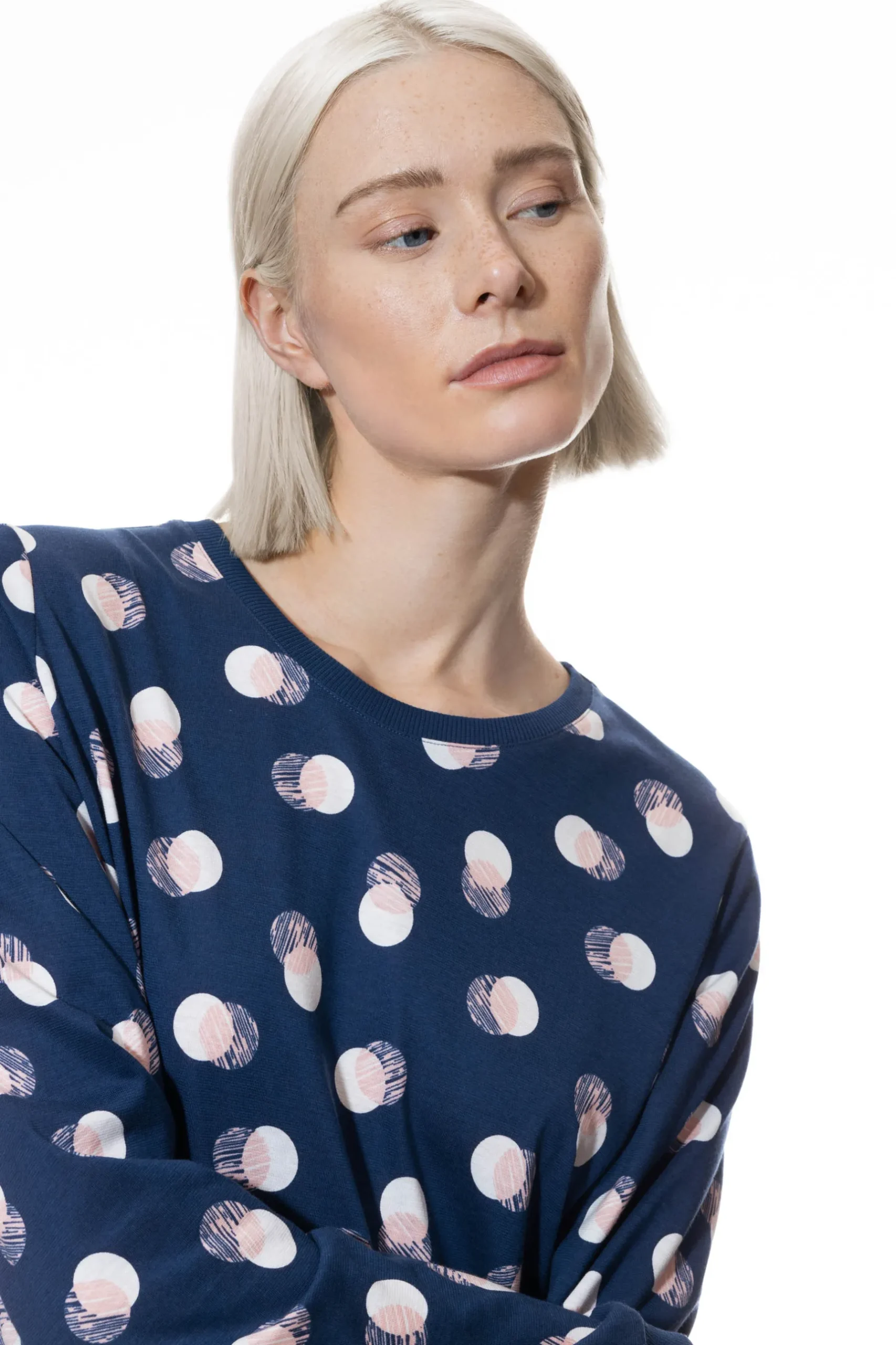 Damen Mey Nachthemd Serie Scribbled Dots