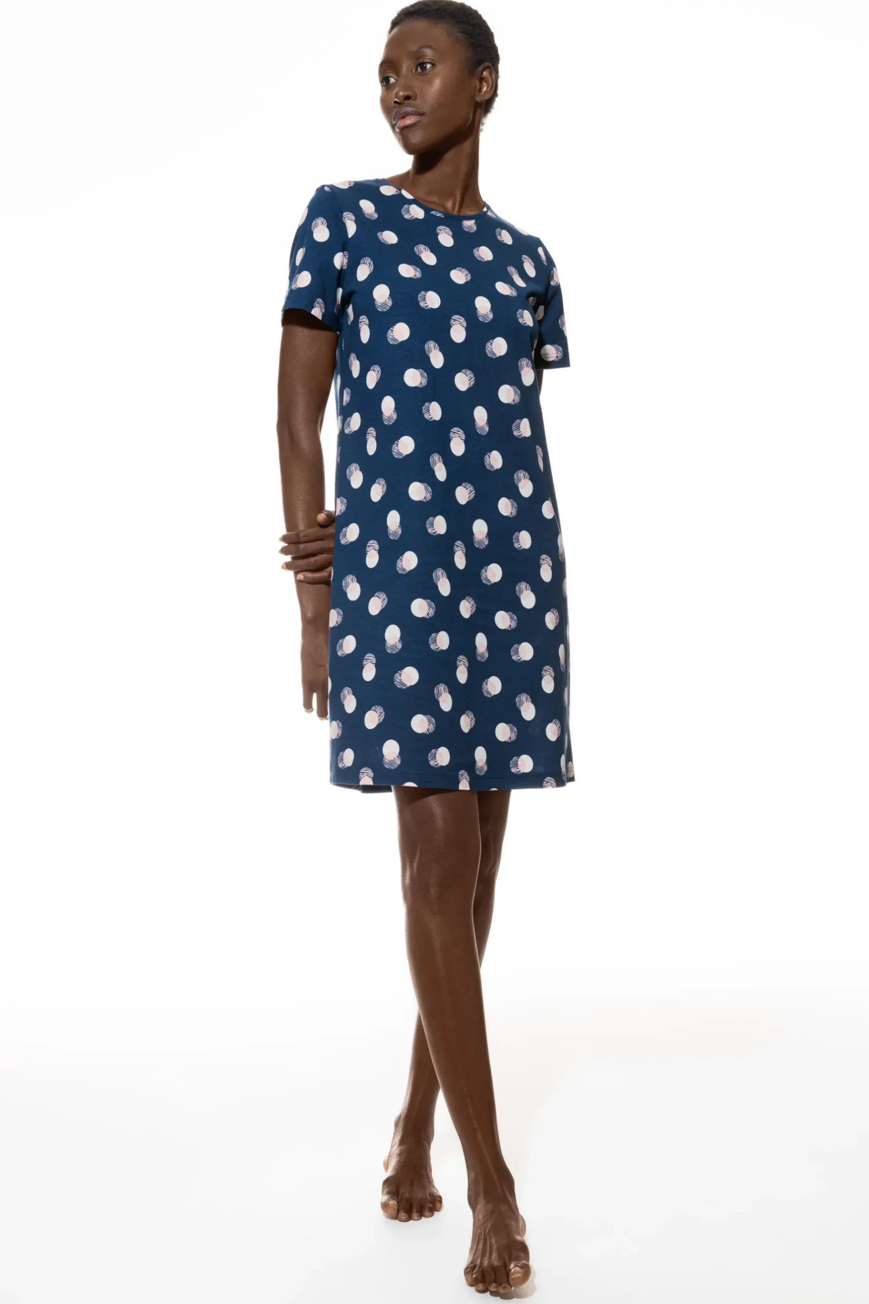 Damen Mey Nachthemd Serie Scribbled Dots