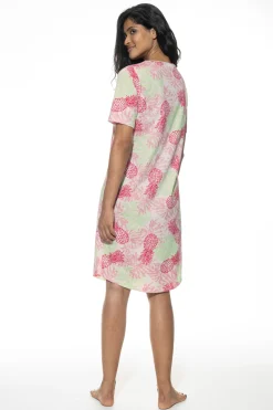 Damen Mey Nachthemd kurzarm Serie Pink Pineapple
