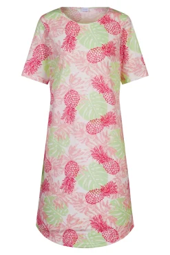 Damen Mey Nachthemd kurzarm Serie Pink Pineapple